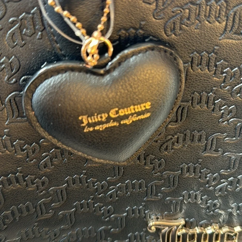 ✨BAG AND WALLET✨Juicy Couture Black Handbag and matching small wallet both NEW